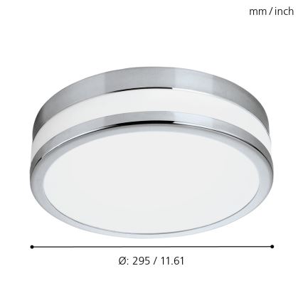 Eglo - LED kúpeľňové svietidlo LED/24W/230V IP44