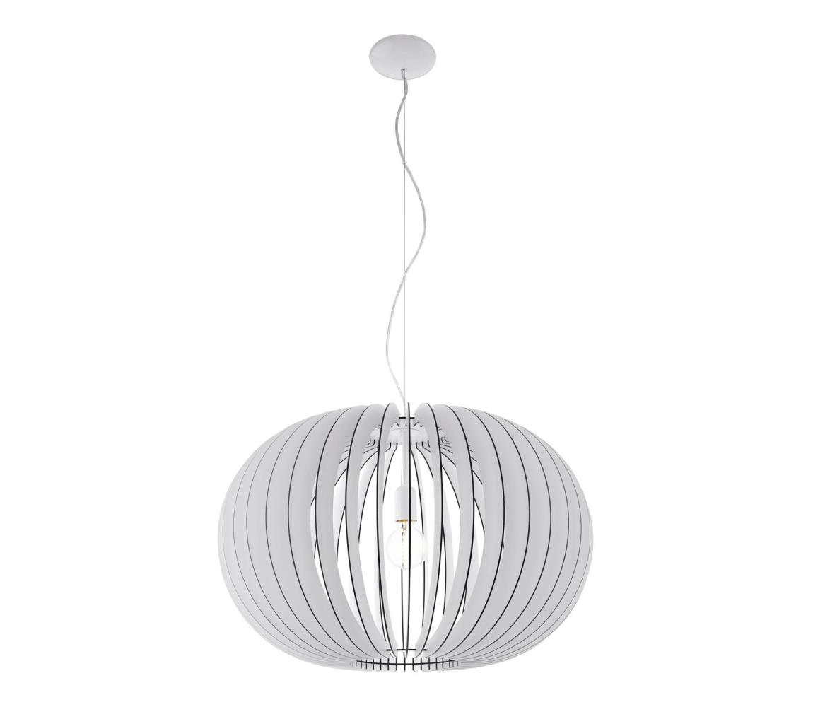 Eglo 95034 - Závesné svietidlo STELLATO 1xE27/60W/230V, priemer 70 cm, biele 95034