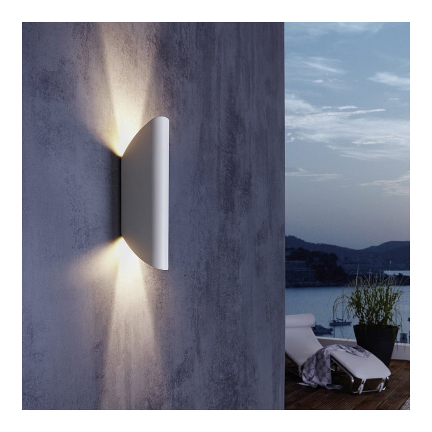 Eglo 95087 - Vonkajšie nástenné svietidlo COSPETO 2xLED/3W/230V