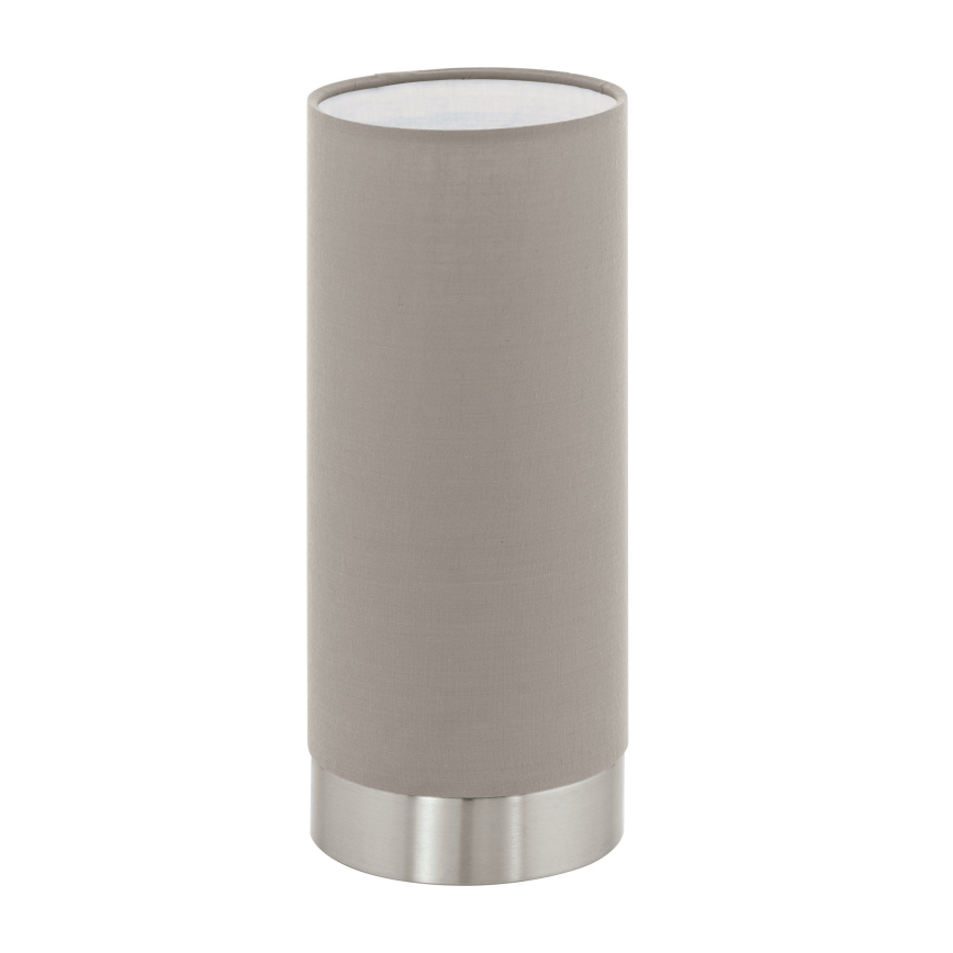 Eglo - Stmievateľná stolná lampa 1xE27/40W/230V taupe
