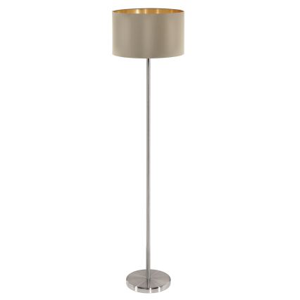 Eglo - Stojacia lampa 1xE27/60W/230V taupe