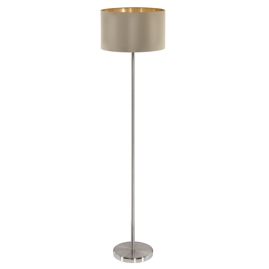 Eglo - Stojacia lampa 1xE27/60W/230V taupe