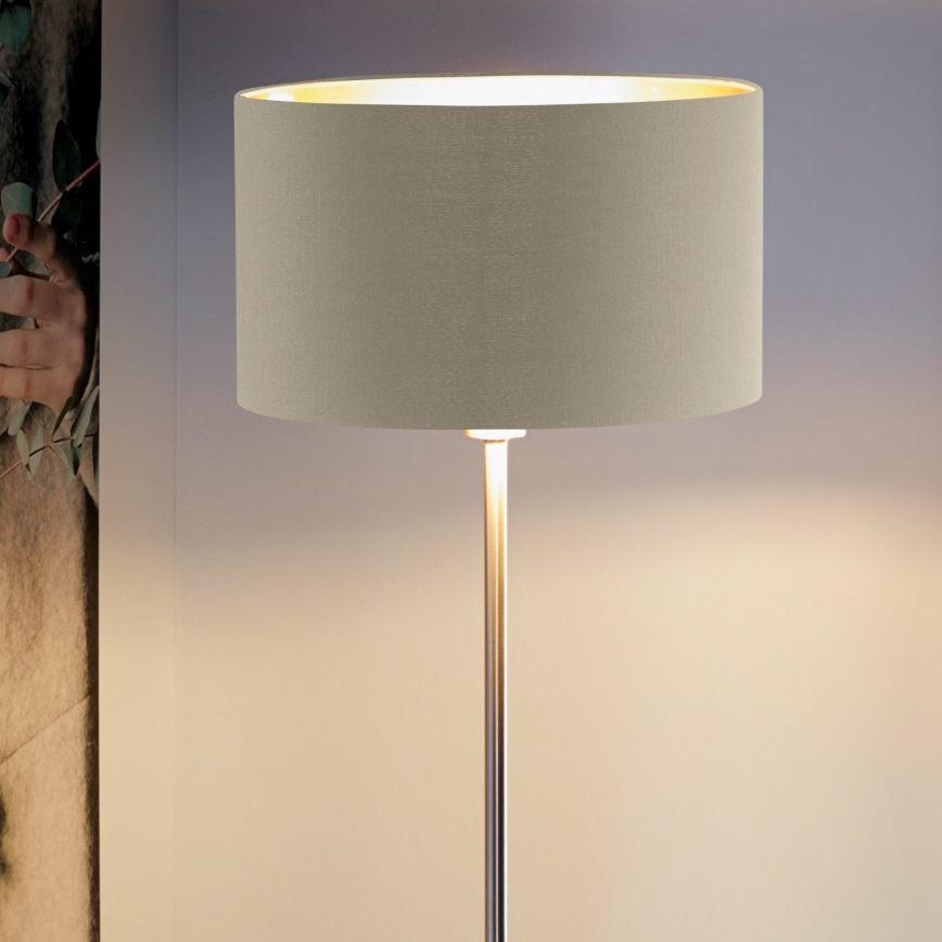 Eglo - Stojacia lampa 1xE27/60W/230V taupe