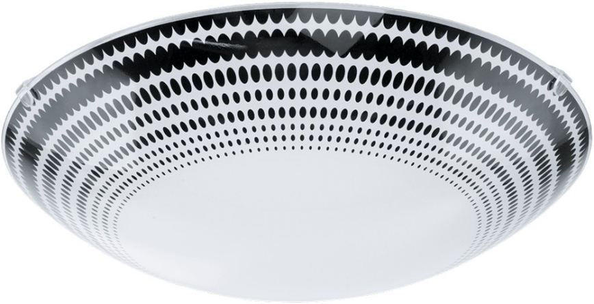 Eglo 95291 - LED stropné svietidlo MAGITTA LED/16W/230V pr. 31,5 cm čierna/biela