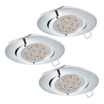 Eglo 95362 - SADA 3x LED podhľadové svietidlo TEDO 3xGU10-LED/5W/230V Eglo 95362 - SADA 3x LED podhľadové svietidlo TEDO 3xGU10-LED/5W/230V