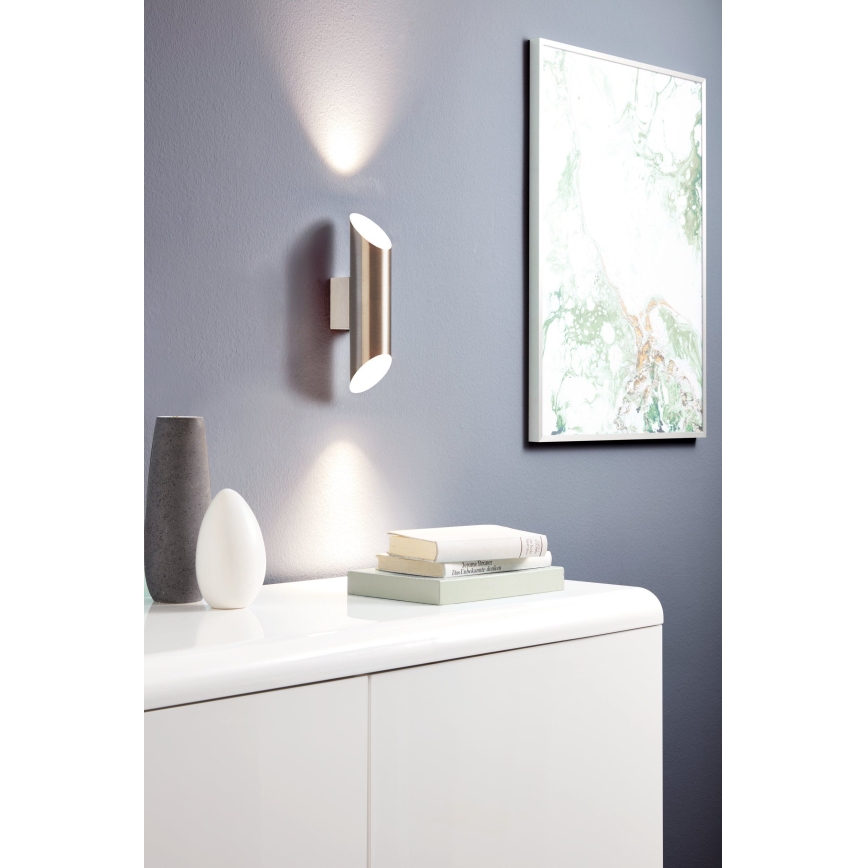 Eglo - LED Nástenné svietidlo 2xGU10-LED/4W/230V