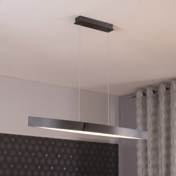 Eglo 95549 - LED Stmievateľný luster na lanku FORNES-S LED/24W/230V 2700-6500K čierny chróm