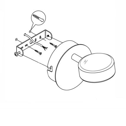 Eglo - LED Bodové svietidlo 1xLED/5,4W/230V