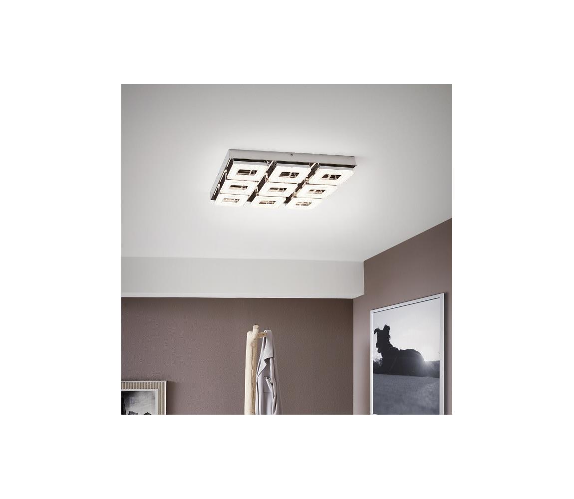 Eglo 95658 - Krištáľové stropné svietidlo FRADELO 9xLED/4W/230V 95658