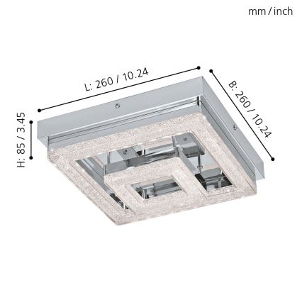 Eglo - LED Stropné svietidlo LED/12W/230V