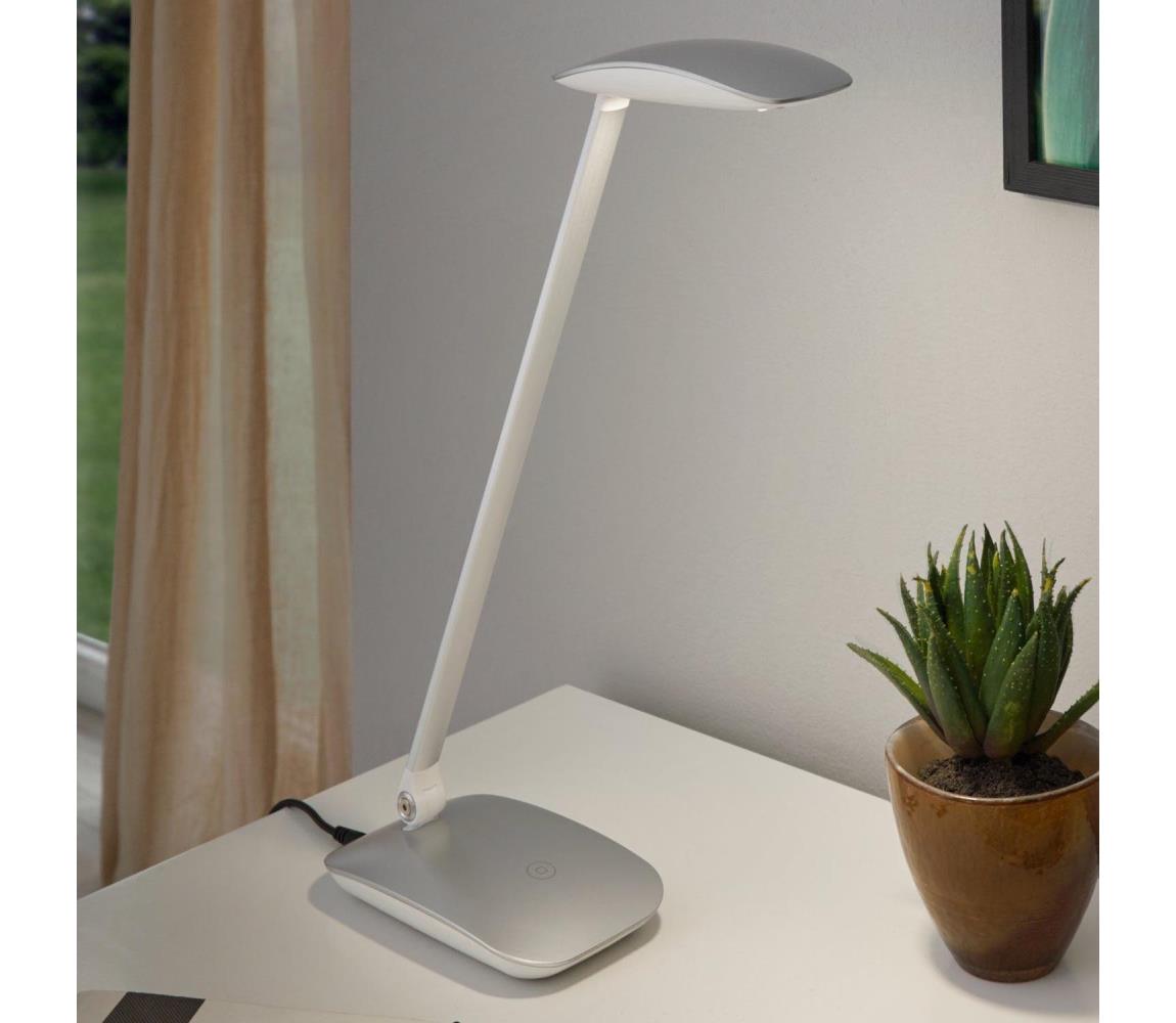 Eglo 95694 - stmievateľná stolná lampa CAJERO LED/4,5W/USB 95694