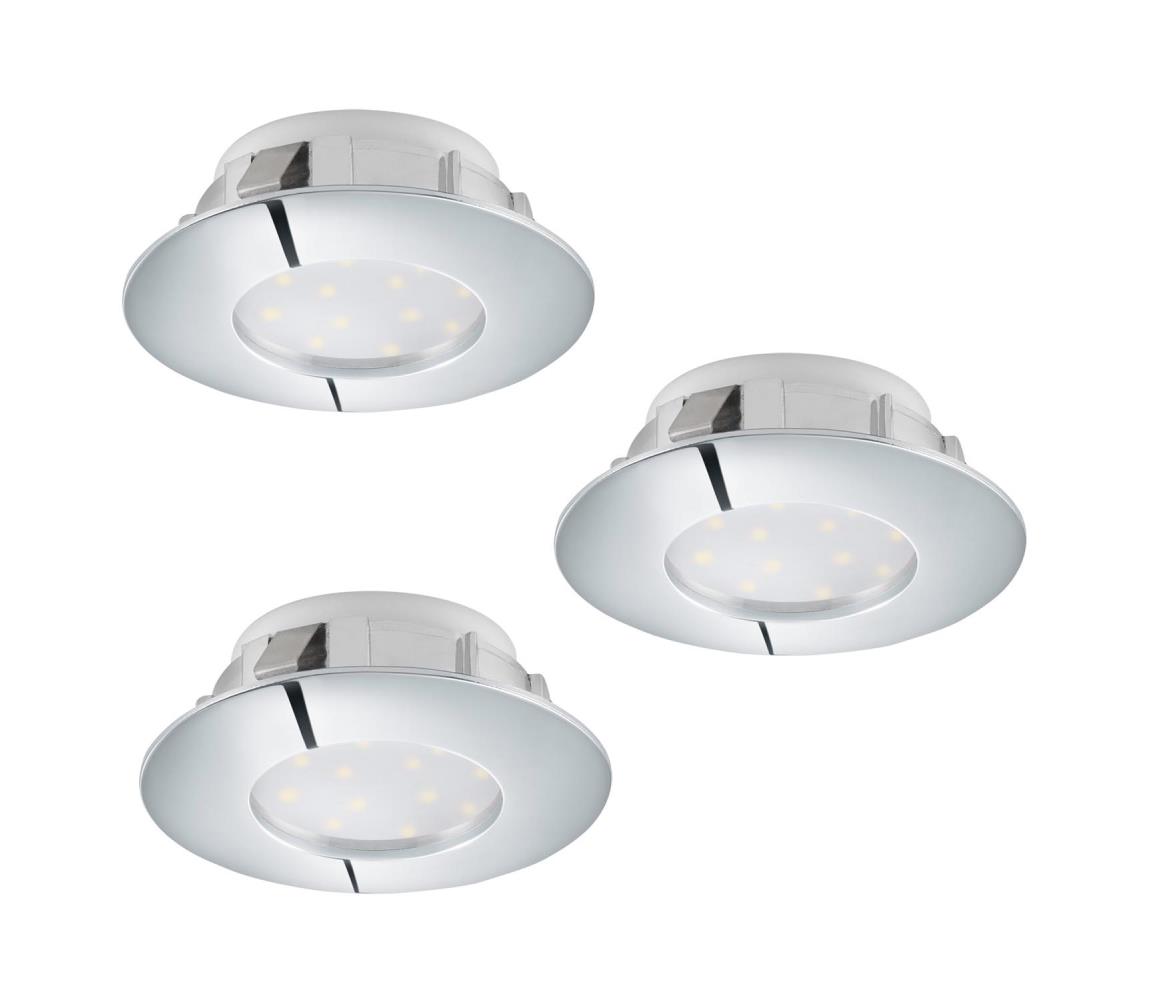 Eglo 95808 - SADA 3x LED podhľadové svietidlo PINEDA LED/6W/230V 95808