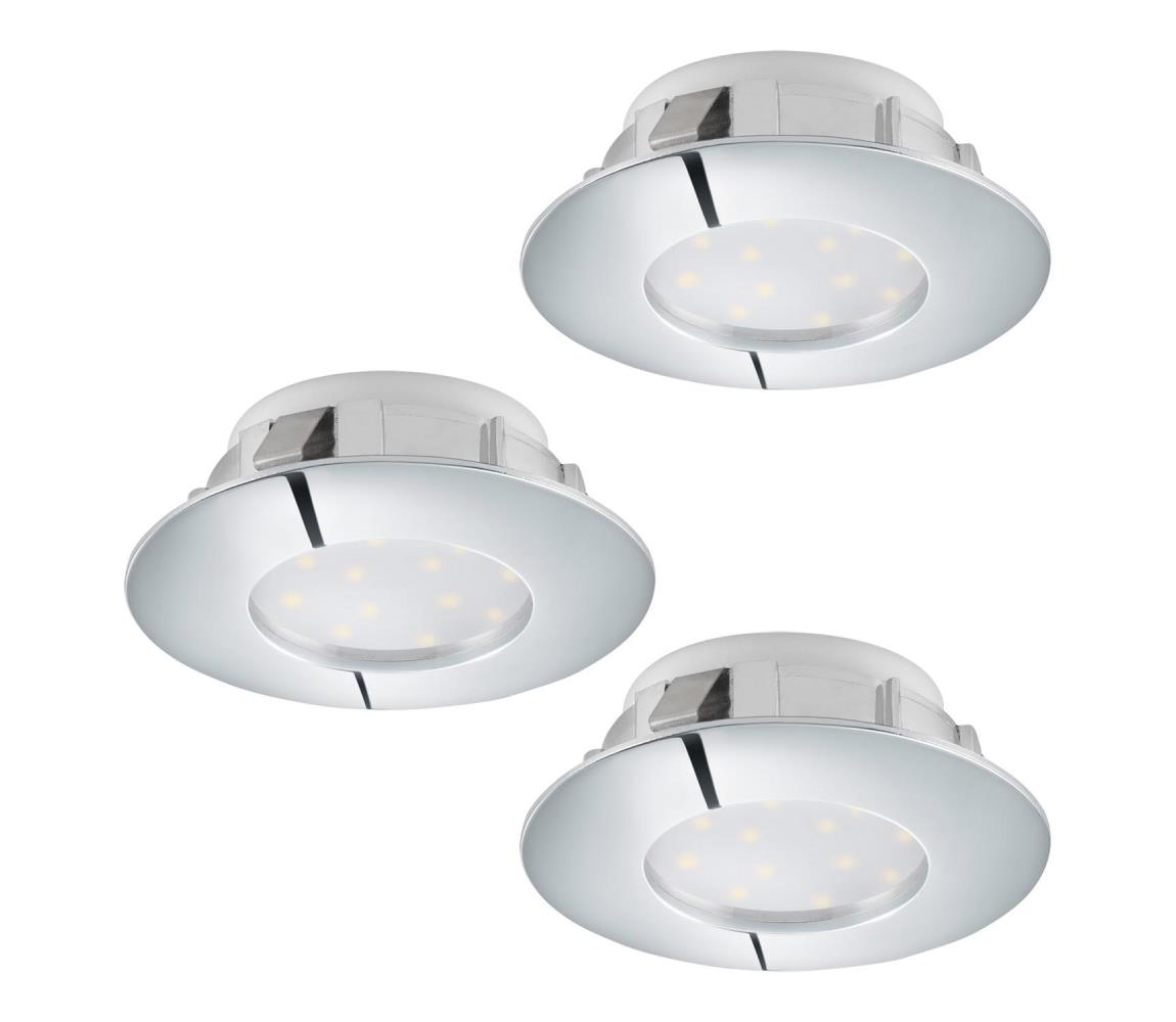 Eglo 95822 - SADA 3x LED podhľadových svietidiel PINEDA LED/4,9W/230V 95822