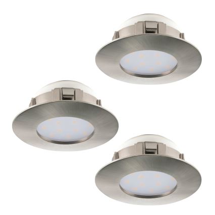 Eglo - SADA 3x LED podhľadové svietidlo PINEDA 1xLED/4,9W/230V