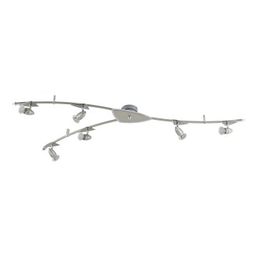 Eglo 95826 - LED Bodové svietidlo WAVE LED 6xGU10-LED/3W/230V