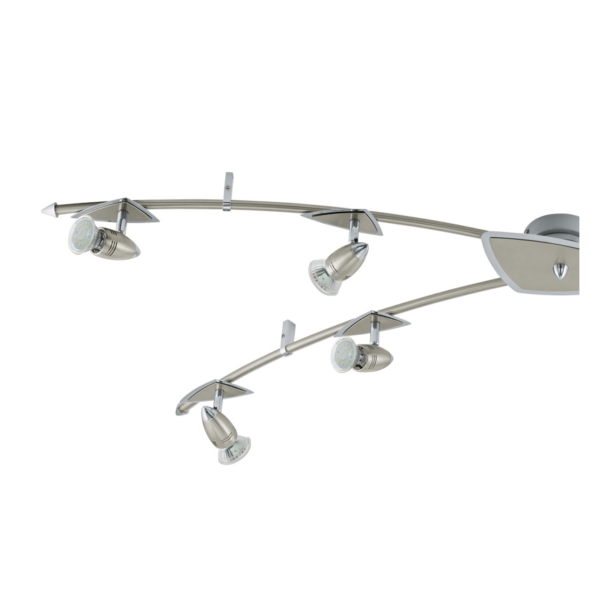 Eglo 95826 - LED Bodové svietidlo WAVE LED 6xGU10-LED/3W/230V