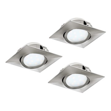 Eglo 95846- SADA 3x LED podhľadové svietidlo PINEDA 3xLED/6W/230V Eglo 95846- SADA 3x LED podhľadové svietidlo PINEDA 3xLED/6W/230V
