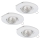 Eglo 95895 - SADA 3x LED podhľadové svietidlo PENETO 1 3xGU10-LED/3W/230V