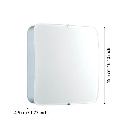 Eglo 95968 - LED stropné svietidlo CUPELLA LED/11W/230V lesklý chróm