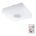Eglo 95974 - VOLTAGO 2 stropné LED svietidlo, stmievateľné, 2×LED, 14 W, 230 V, s diaľkovým ovládaním