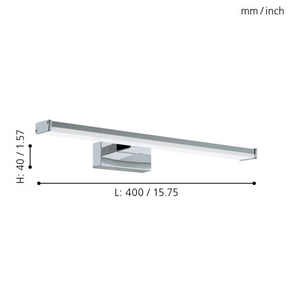 Eglo 96064 - LED Kúpeľňové svietidlo PANDELLA 1 LED/7,4W/230V