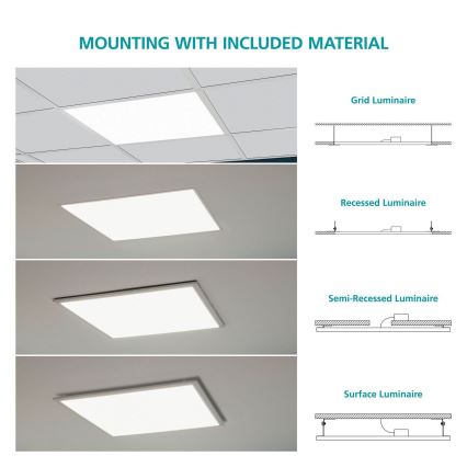 Eglo - LED Podhľadový panel LED/40W/230V