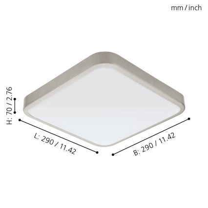 Eglo - LED Kúpeľňové svietidlo LED/16W/230V