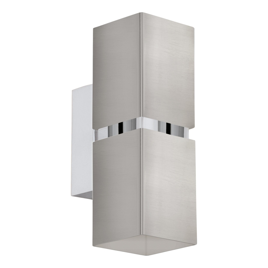 Eglo 96264 - LED nástenné svietidlo PASSA 2xGU10/2,8W/230V hranaté