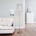 Eglo 96377 - Stojacia lampa PASTERI 1xE27/60W/230V priemer 28 cm sivá