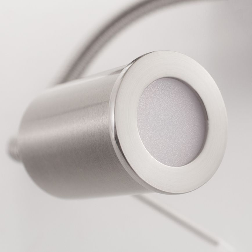 Eglo - LED Flexibilné svietidlo 1xE27/40W+LED/3,8W taupe