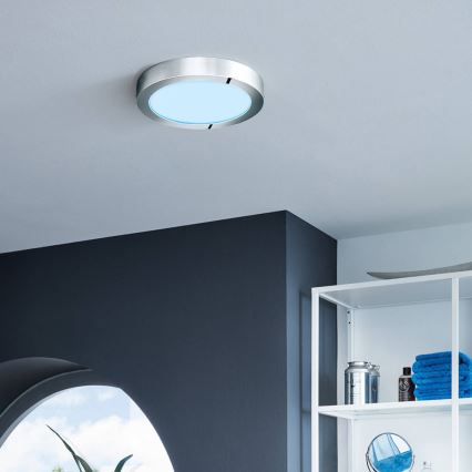 Eglo - LED RGBW Stmievateľné stropné svietidlo FUEVA-C LED/15,6W/230V Bluetooth