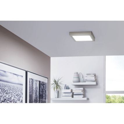 Eglo - LED RGBW Stmievateľné stropné svietidlo FUEVA-C LED/15,6W/230V Bluetooth