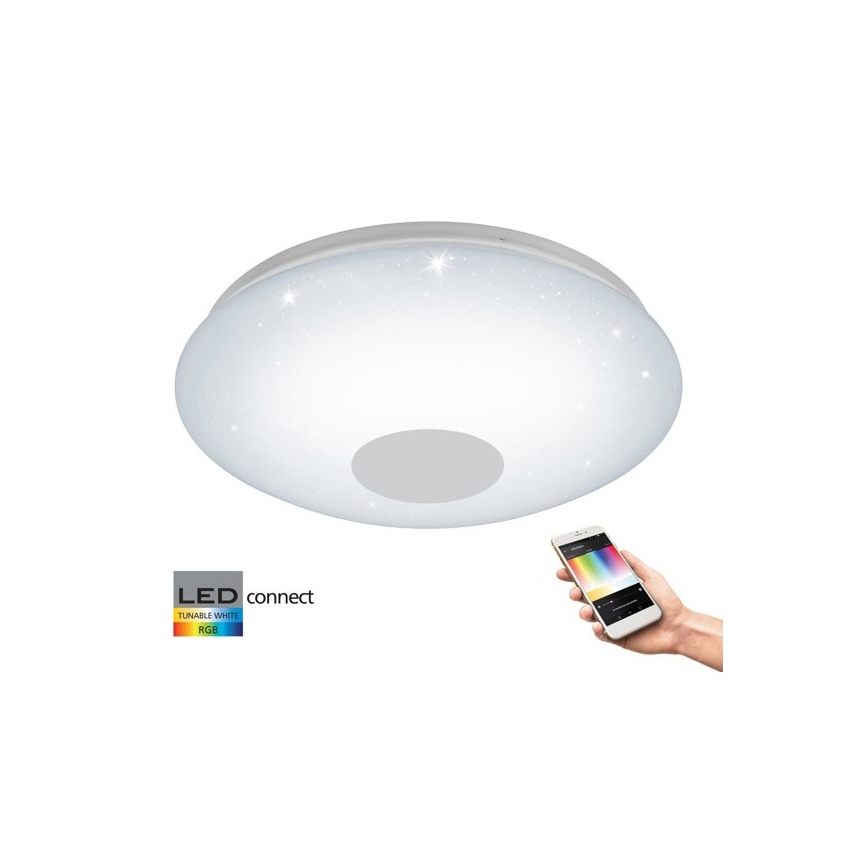 Eglo - LED RGBW Stmievateľné stropné svietidlo VOLTAGO-C LED/17W/230V