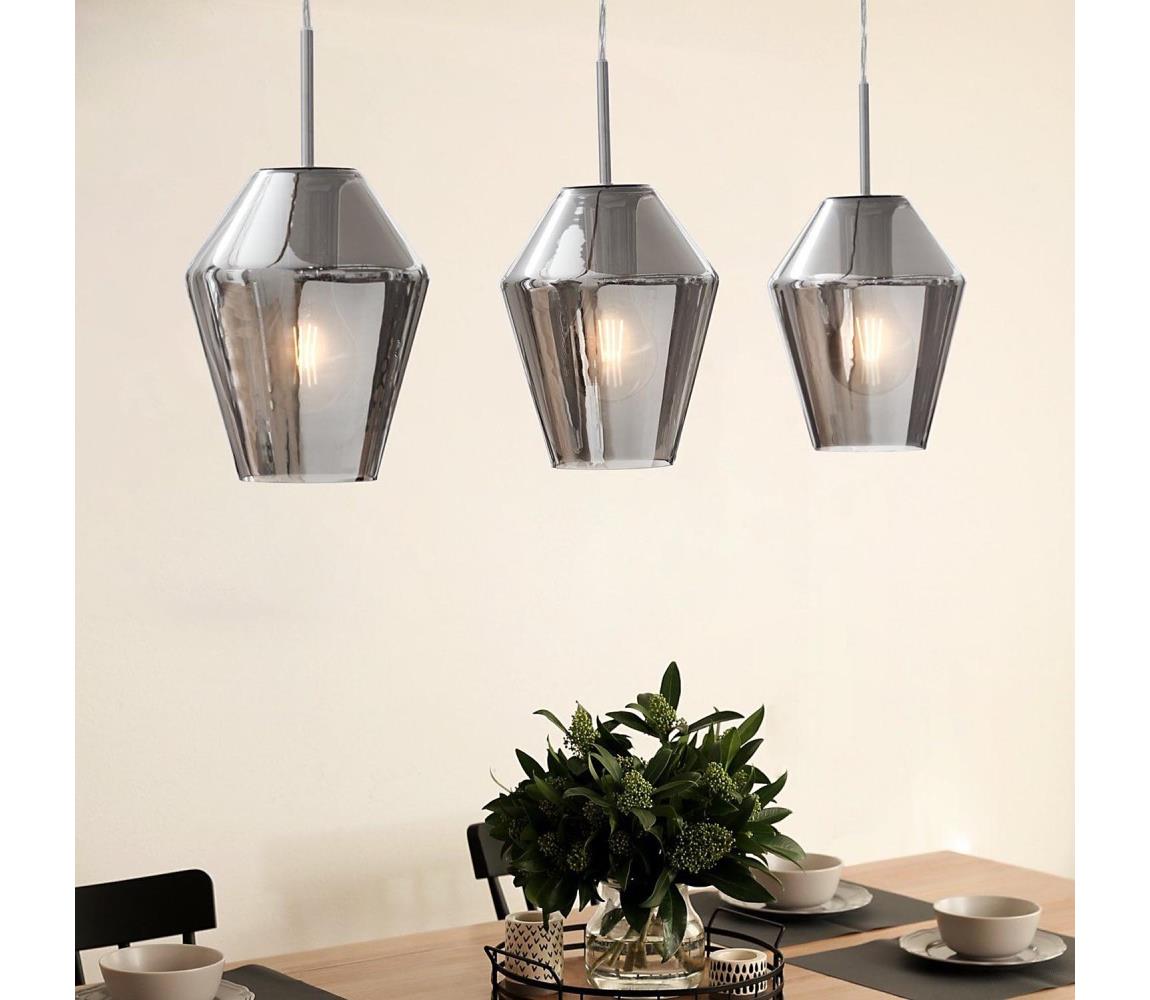 Eglo 96774 - Závesný luster na lanku MURMILLO 3xE27/28W/230V 96774