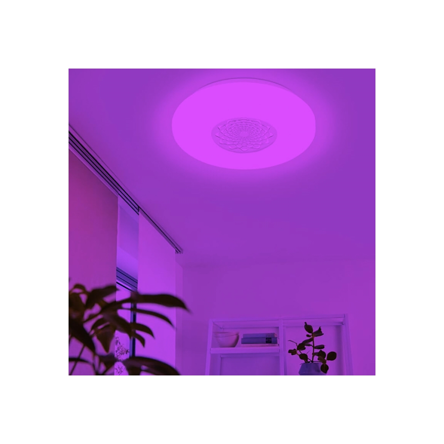 Eglo - LED RGBW Stmievateľné nástenné stropné svietidlo CAPASSO-C LED/17W/230V