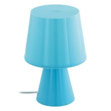 Eglo 96909 - Stolná lampa MONTALBO 1xE14/40W/230V modrá