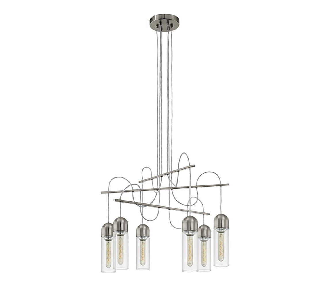 Eglo 96943 - LED Luster na lanku ZACHARO 6xE27/4W/230V