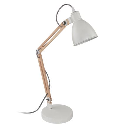 Eglo - Stolná lampa 1xE14/28W/230V biela