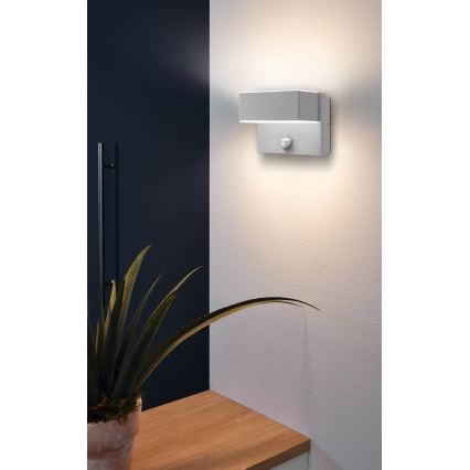 Eglo - LED Vonkajšie nástenné svietidlo so senzorom 2xLED/5,6W/230V