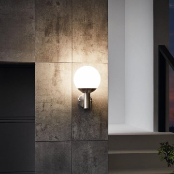 Eglo 97247 - LED Stmievateľné vonkajšie nástenné svietidlo NISIA-C 1xE27/9W/230V IP44