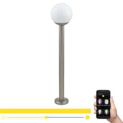 Eglo 97249 - LED stmievateľné vonkajšie svietidlo NISIA-C 1xE27/9W/230V 980 mm IP44