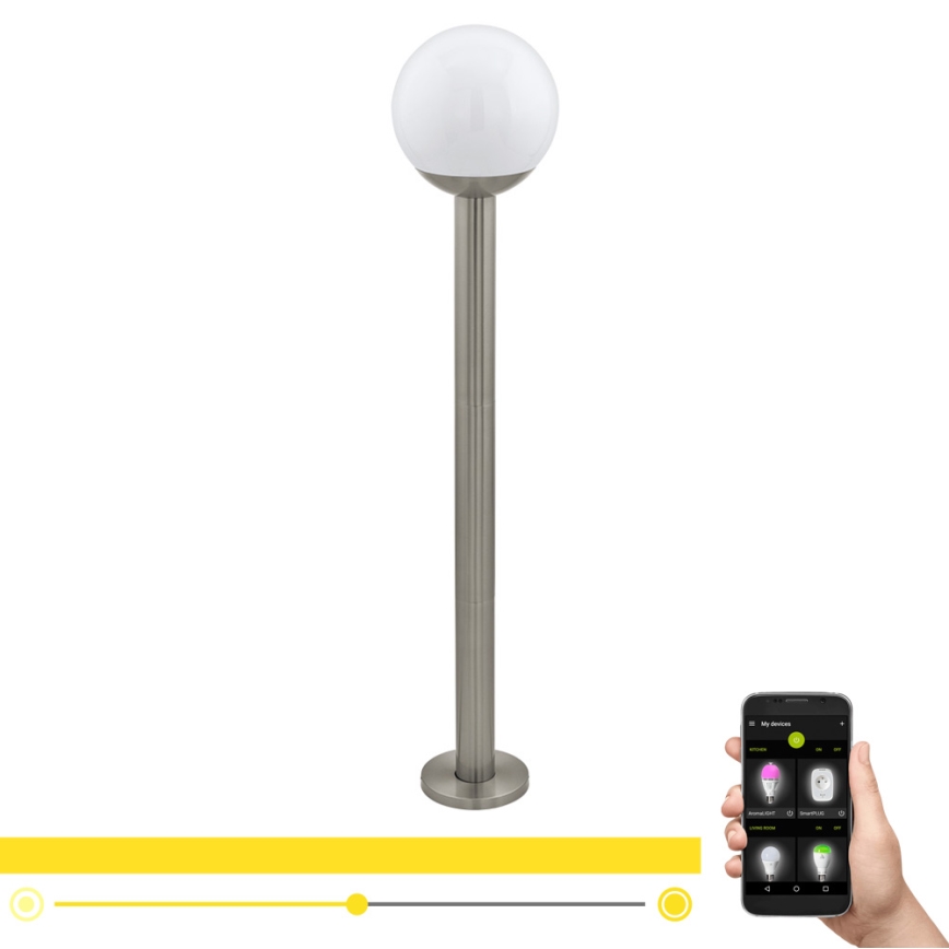 Eglo 97249 - LED stmievateľné vonkajšie svietidlo NISIA-C 1xE27/9W/230V 980 mm IP44