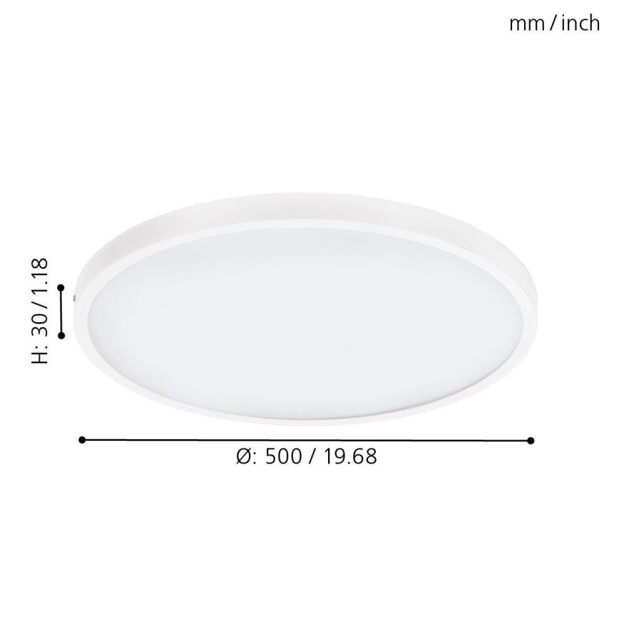 Eglo - LED Stmievateľné stropné svietidlo 1xLED/25W/230V