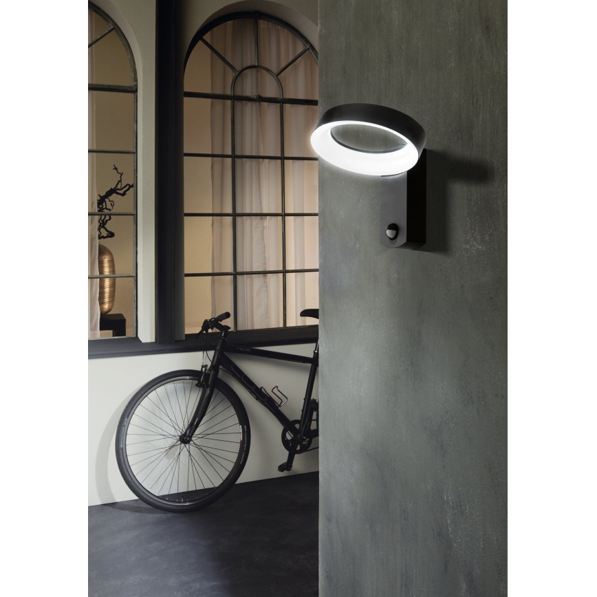 Eglo - LED Vonkajšie nástenné svietidlo so senzorom LED/11W/230V