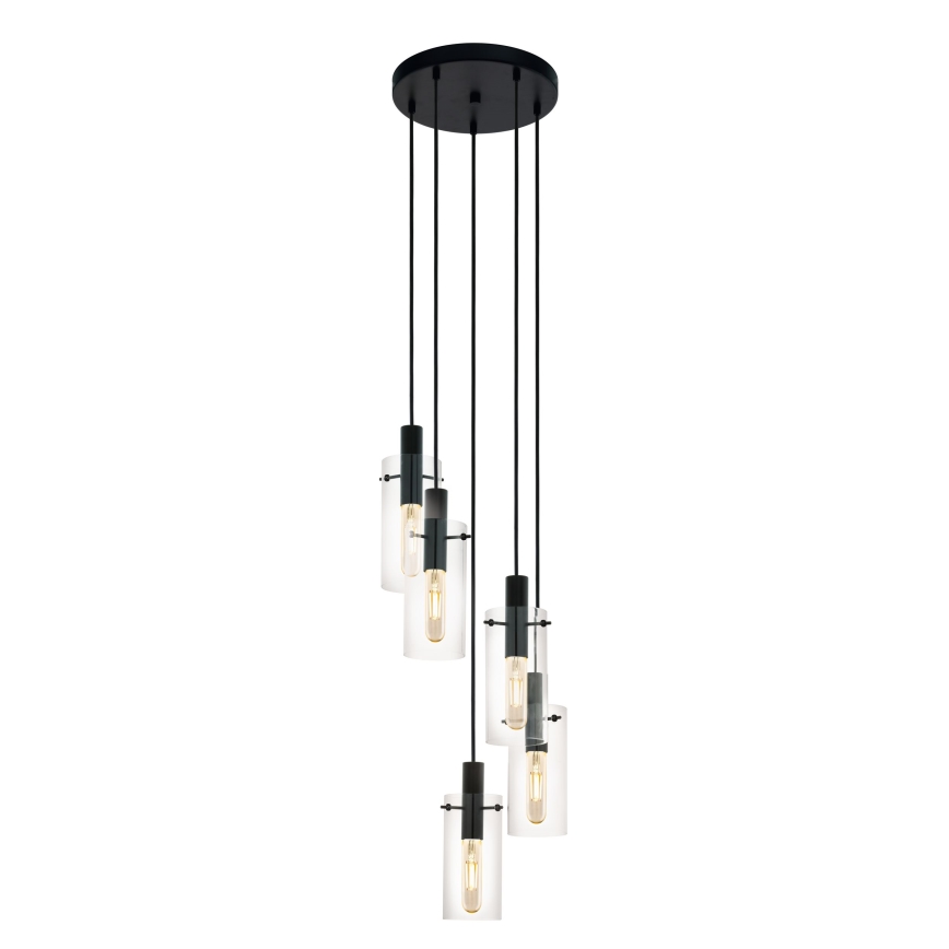 Eglo -  Luster na lanku 5xE27/60W/230V