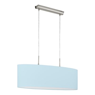 EGLO 97387 - Luster na lanku PASTERI-P 2xE27/60W/230V