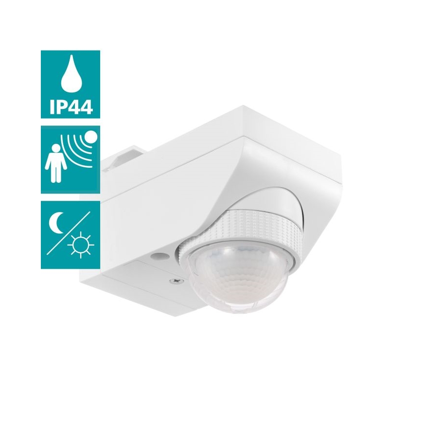 Eglo - Vonkajší senzor pohybu 12 m biela IP44