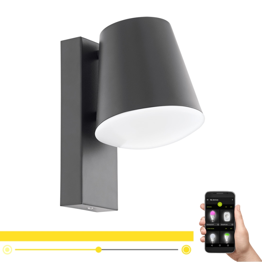 Eglo - LED Stmievateľné vonkajšie nástenné svietidlo CALDIERO-C 1xE27/9W/230V IP44