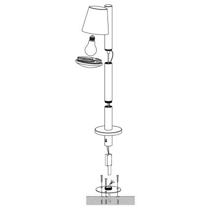 Eglo - LED RGB Stmievateľná vonkajšia lampa CALDIERO-C 1xE27/9W/230V matný chróm IP44