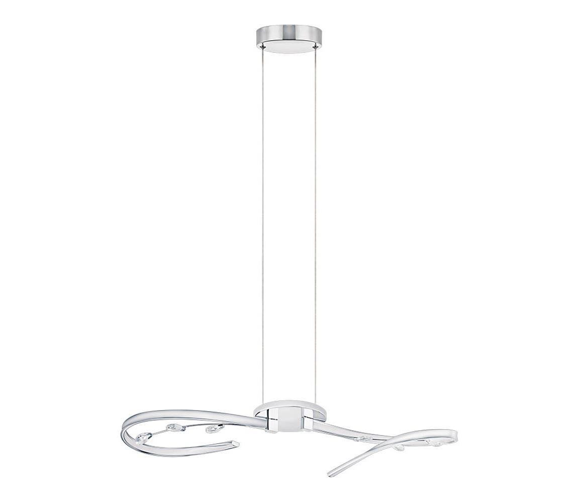 Eglo 97488 - LED krištáľový luster na lane VALLEMARE 1 2xLED/8W/230V 97488